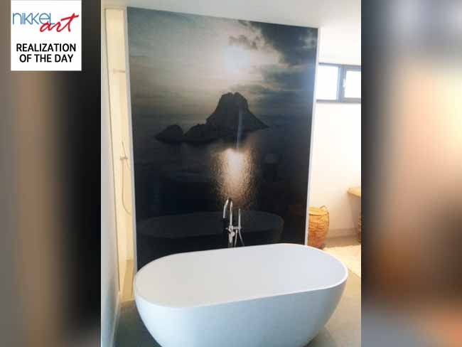 Printed Bathroom splashbacks
