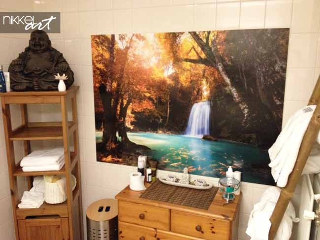 Foto op aluminium waterval