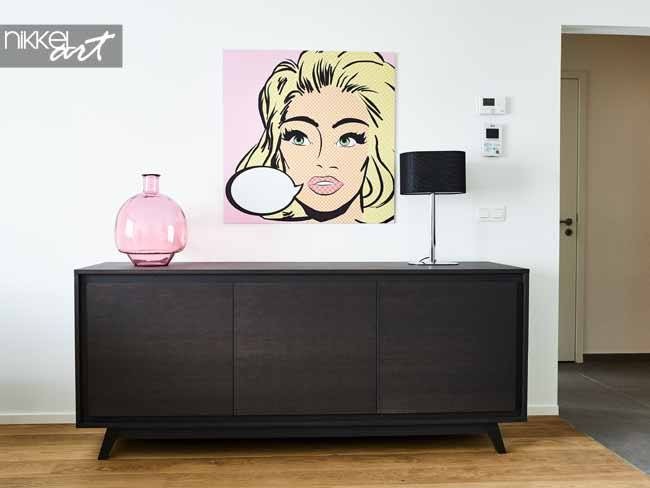 Prachtig schilderij in de stijl van Pop Art